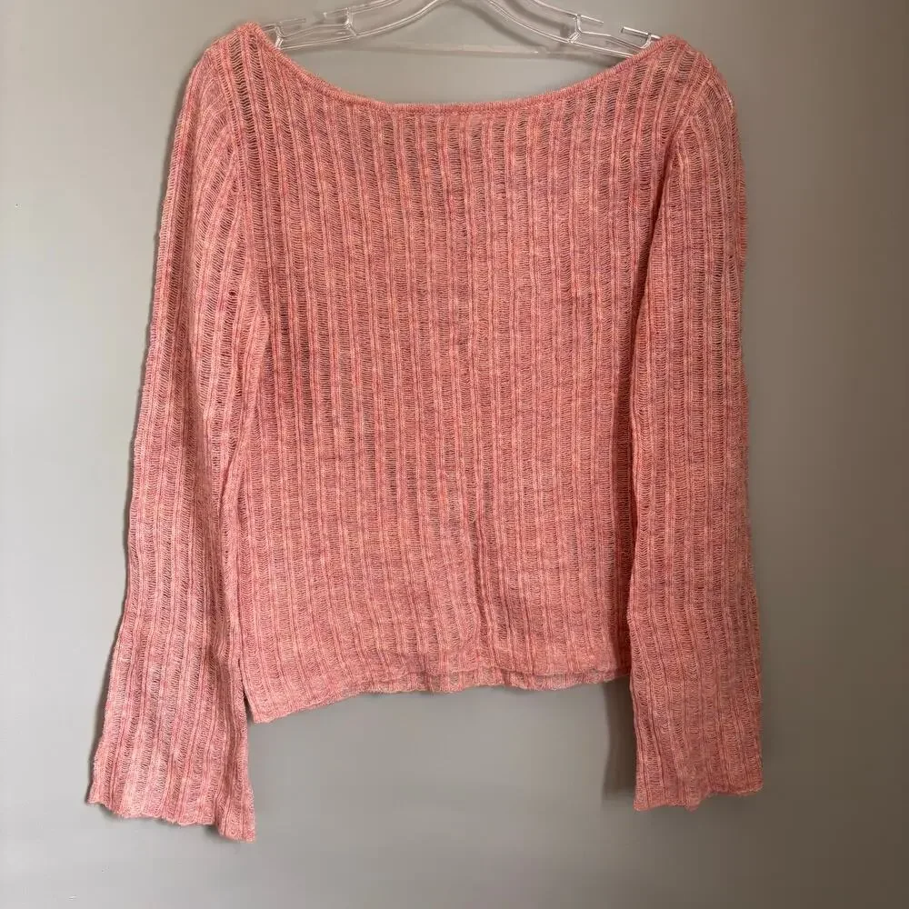 BP Ribbed Knit Long Sleeve Boat Neck Sweater